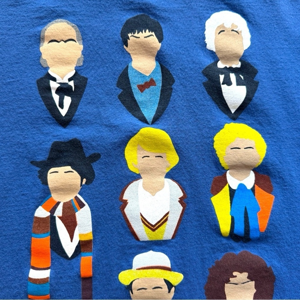 DOCTOR WHO All Doctors Graphic Tee – Size 2XL - Picture 3 of 8